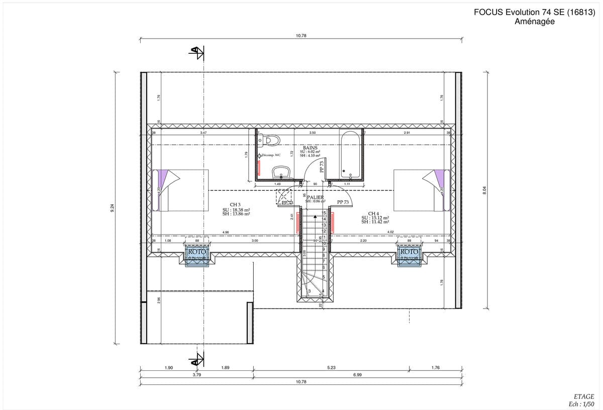 Plan Étage Maigre Evo City