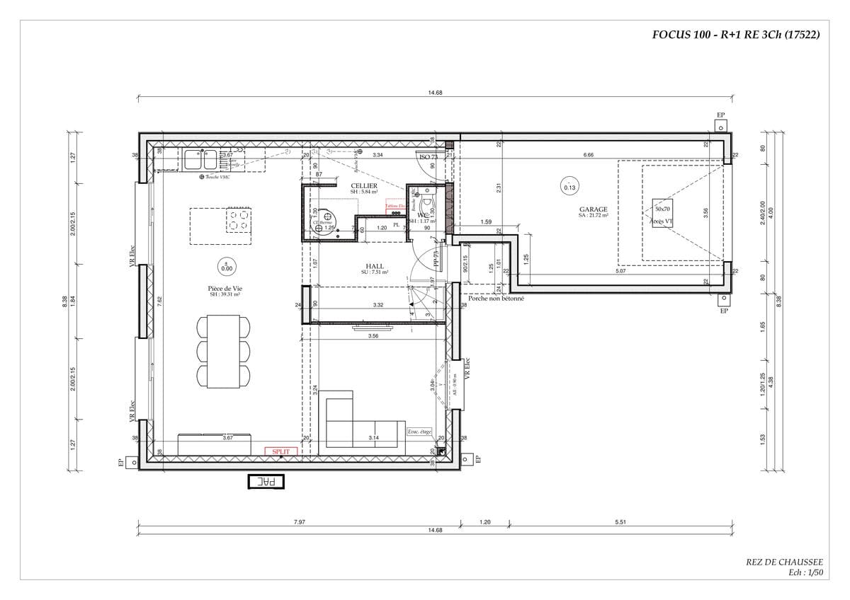 Plan Rez-de-chaussée Maigre Urban