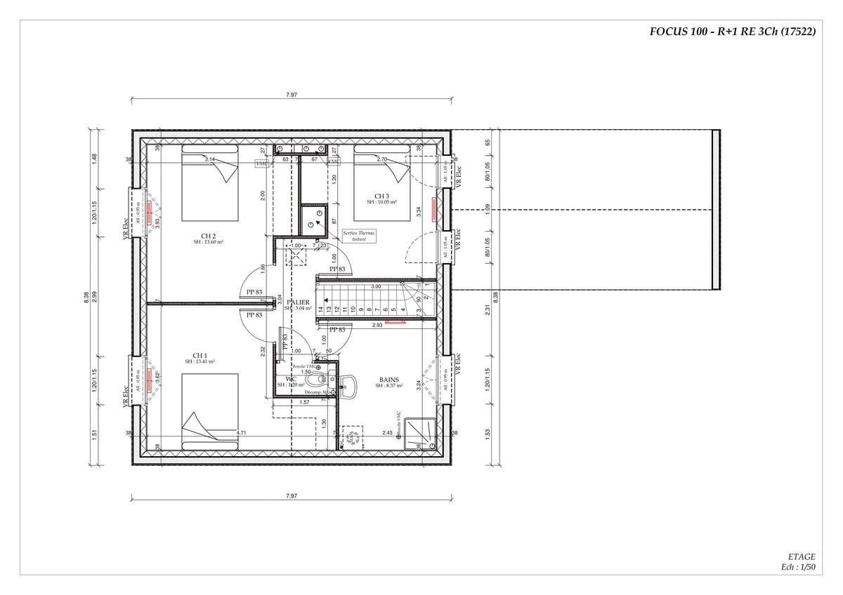 Plan Étage Maigre Urban