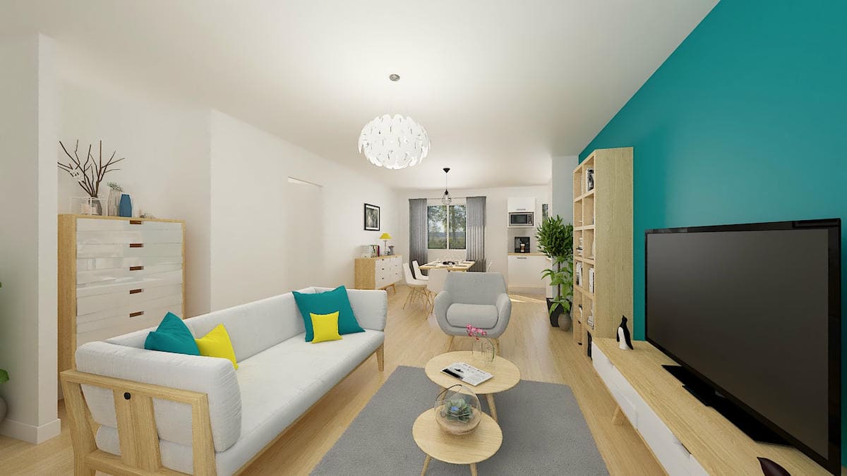 Vue intérieure 3D Maigre Cosy